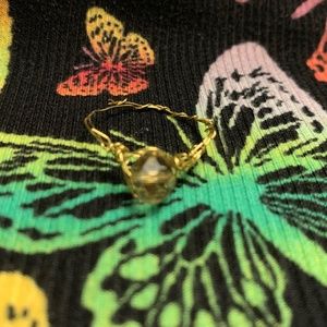 Champagne Diamond ring